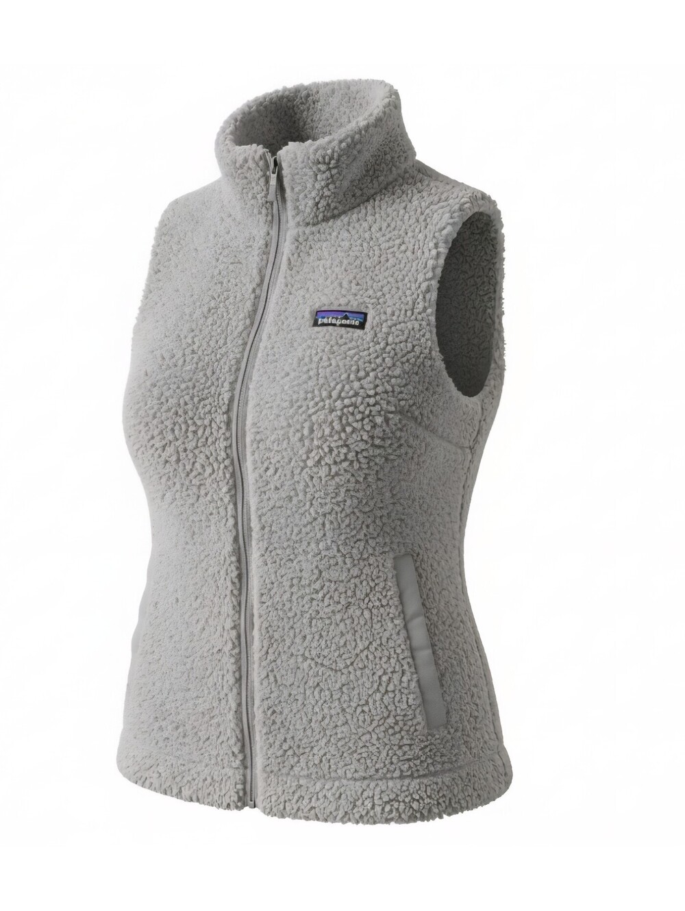 Patagonia Los Gatos Fleece Vest Gray Women's Size M Medium